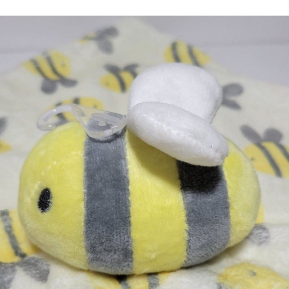 Dreamgro Bee Security Blanket Buddy Blankie Soft Plush Baby Lovey Dream Gro NWT - Picture 3 of 5